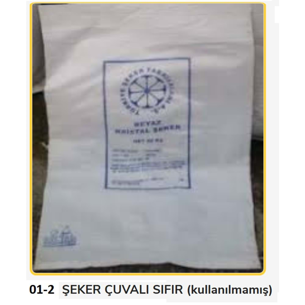 01-2 Boş Şeker Çuvalı 60*100cm - Sıfır