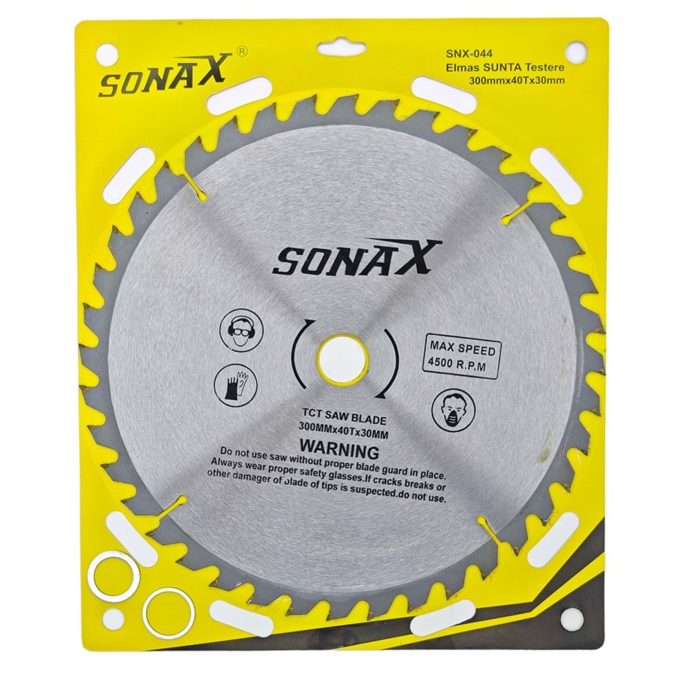 Snx-044 Sonax Elmas 40T Sunta Testere 300*30Mm