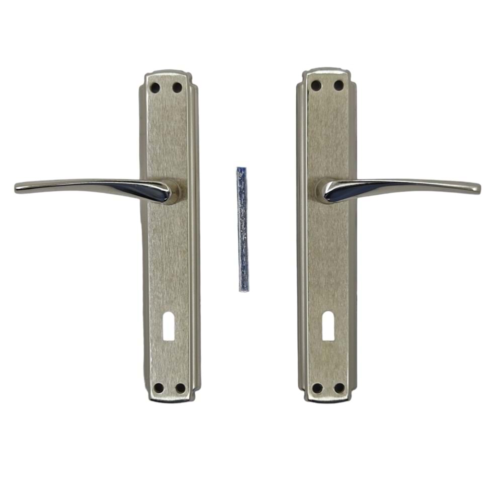 15053 Safety Saten Nikel Oda Kapı Kolu