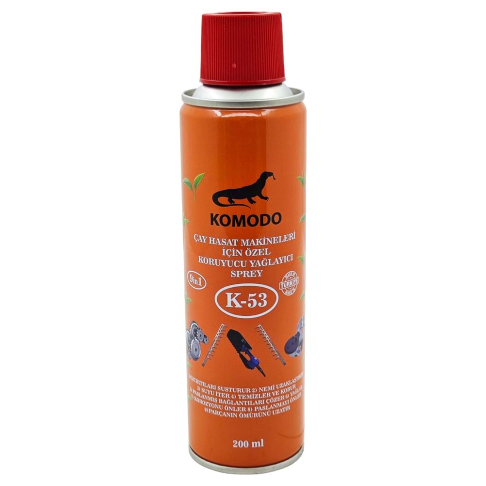 K-5301 Komodo K-53 Koruyucu Yağlayıcı Sprey 200ml