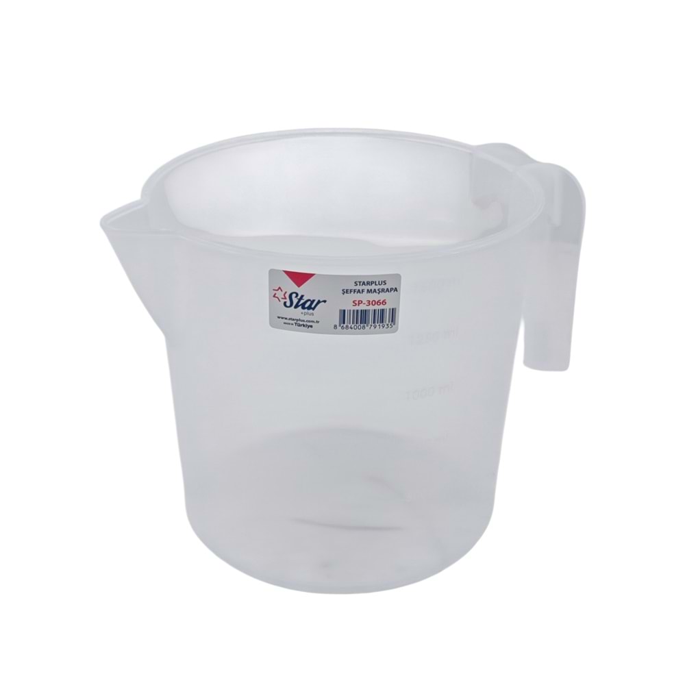 SP-3066 Star +Plus Şeffaf Maşrapa