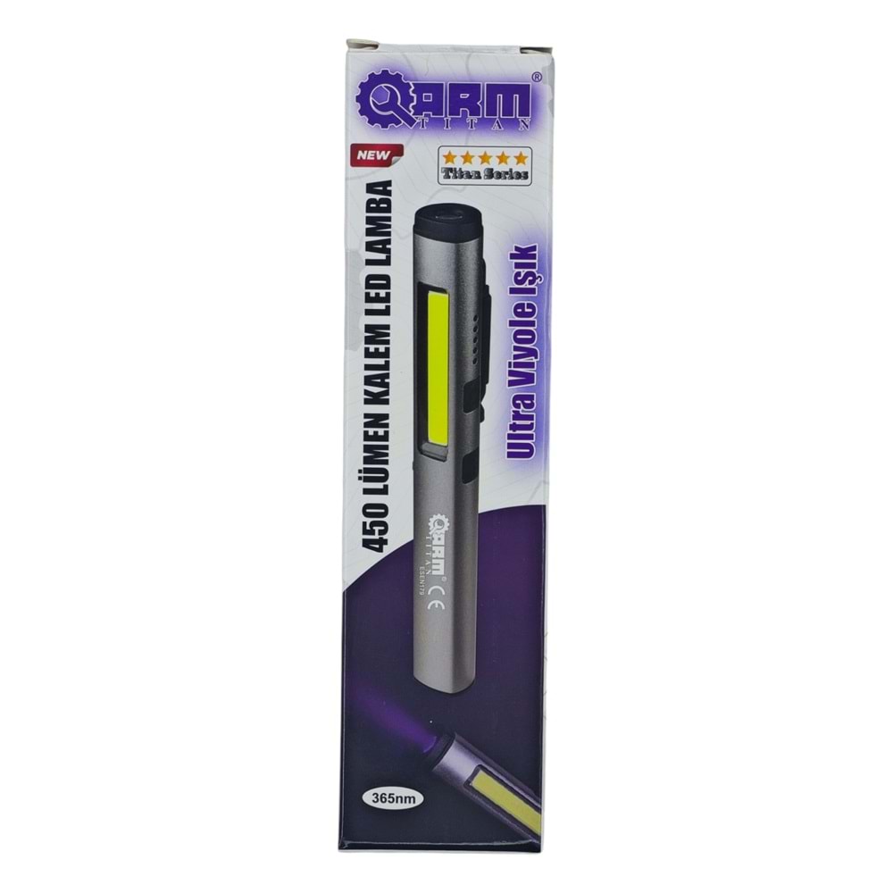 Esen-179 Arm 450 Lümen Şarjlı Kalem Led Fener