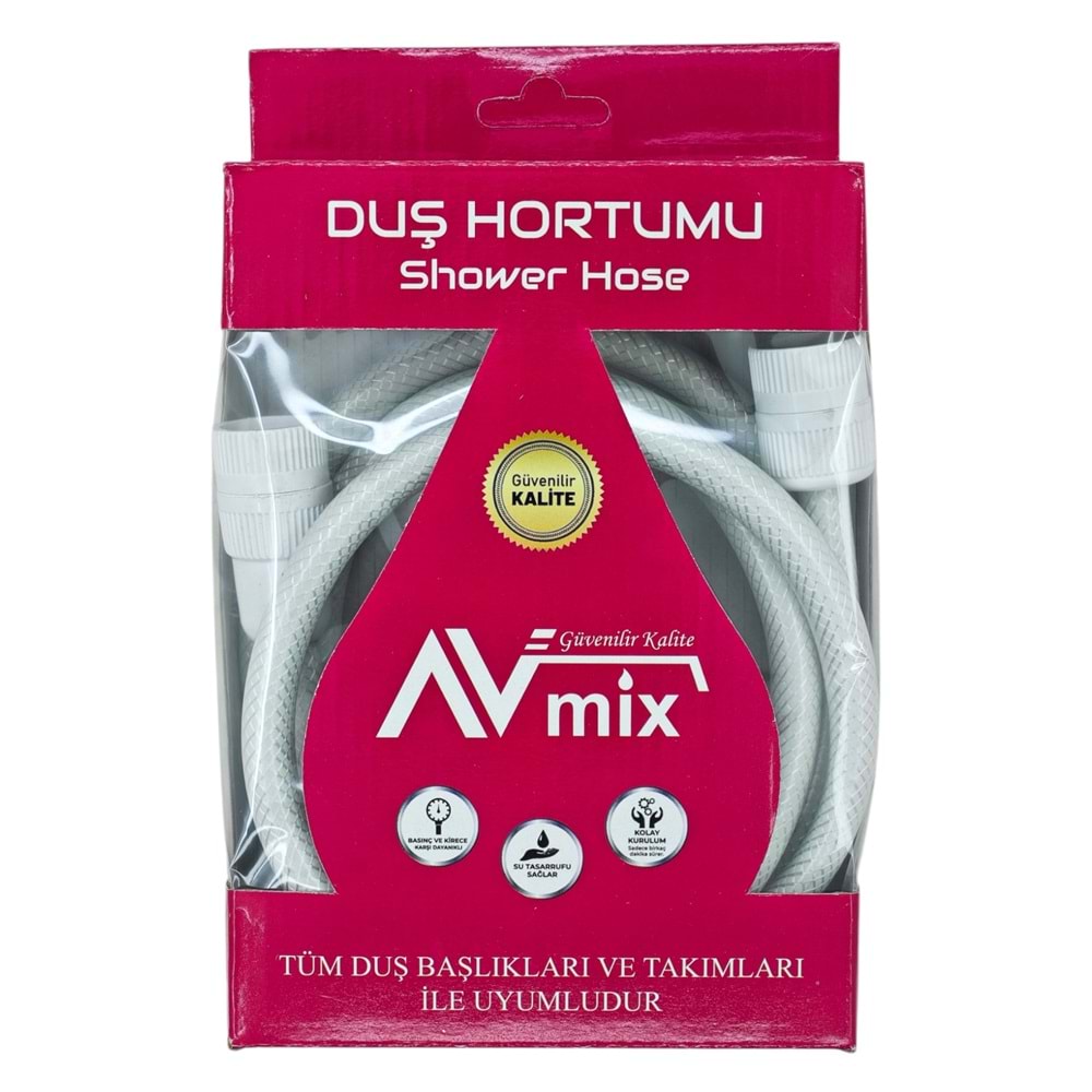 AV-419 Avmix Plastik Duş Hortumu