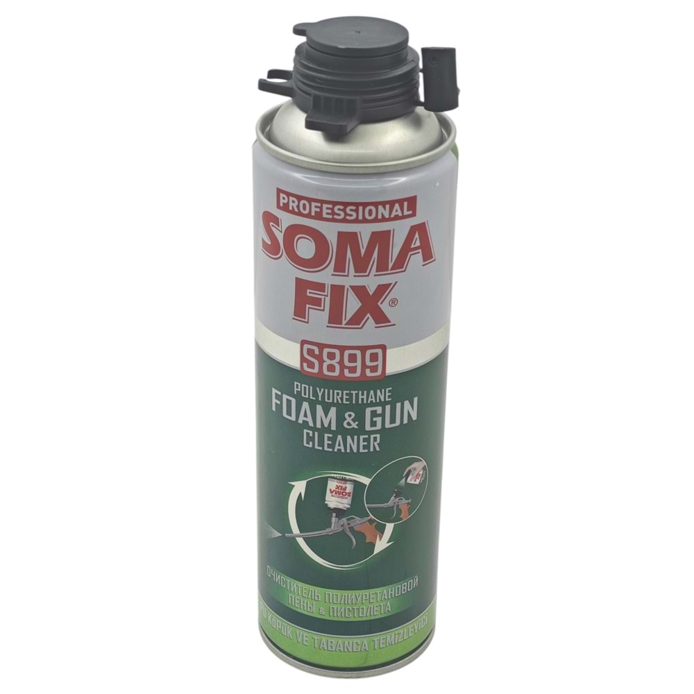 S899 Somafix PU Köpük ve Tabanca Temizleyici 500ml