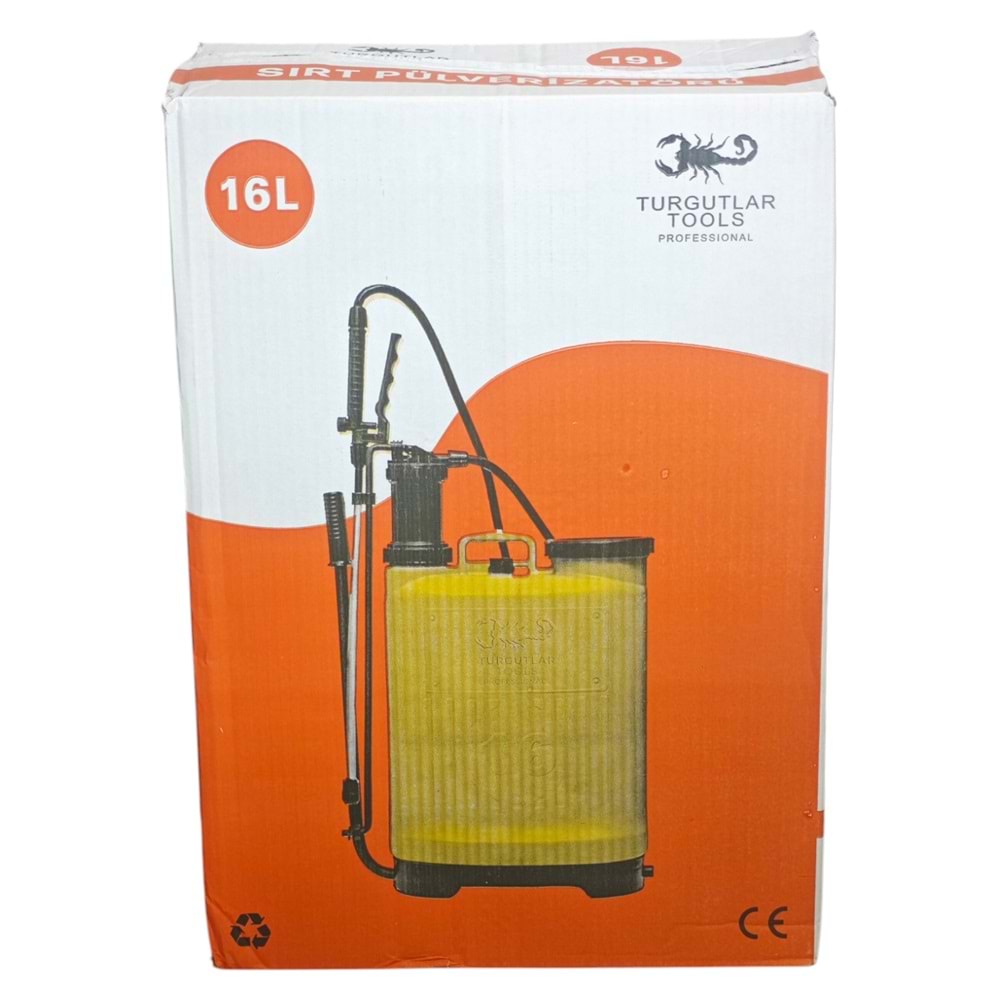 01233 Turgutlar İlaçlama Pompası 16lt - Pülverizatör