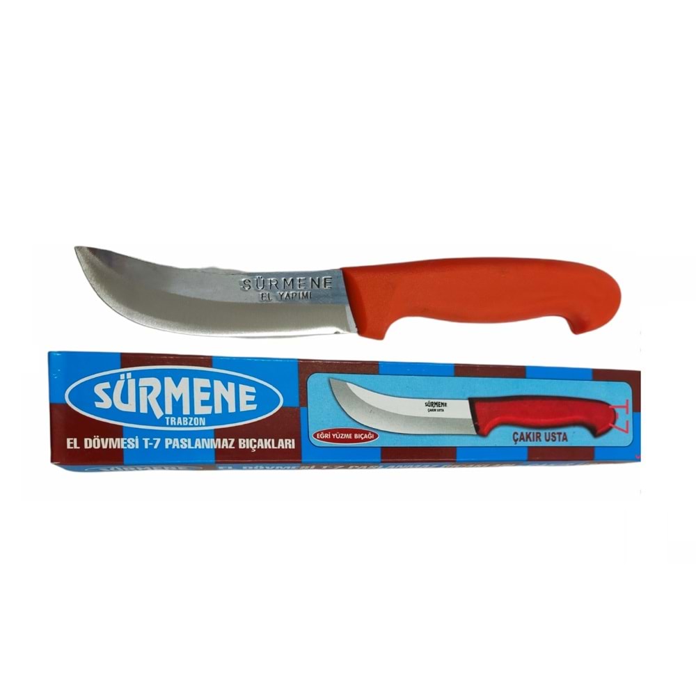 T-7 Sürmene Çakır Usta Deri Yüzme Bıçağı