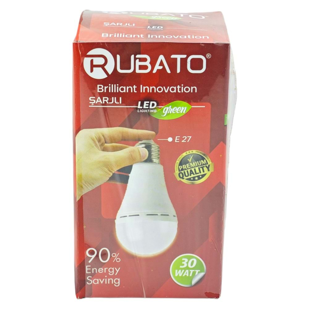 RBT-030 Rubato E27-30W Şarjlı Led Lamba