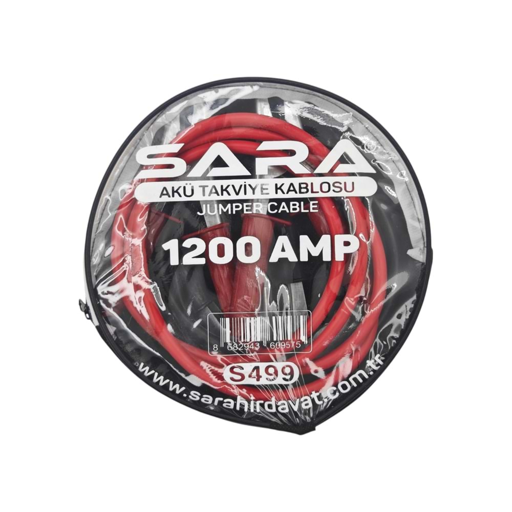 S499 Sara Akü Takviye Kablosu 1200amp
