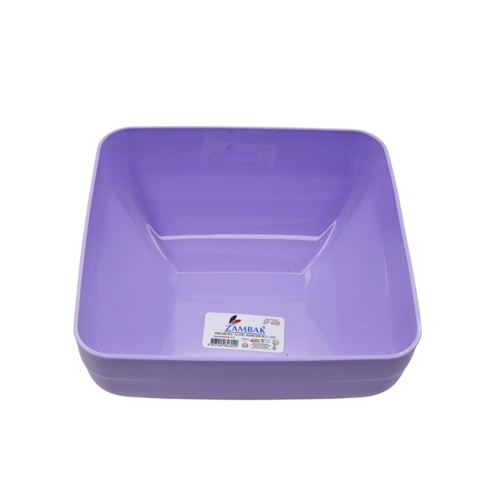 ZP602 Zambak Plastik Kare Kase 2.5lt
