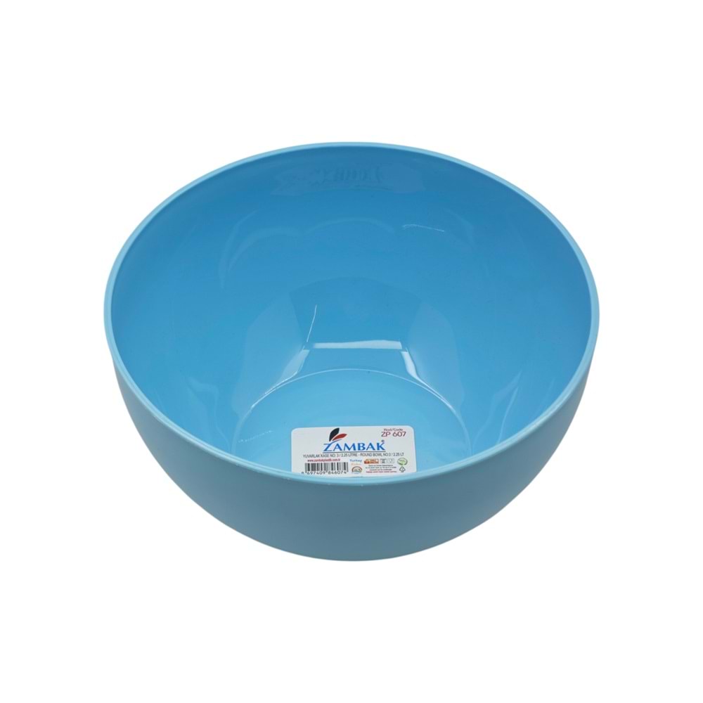 ZP607 Zambak Plastik Yuvarlak Kase 2.5lt