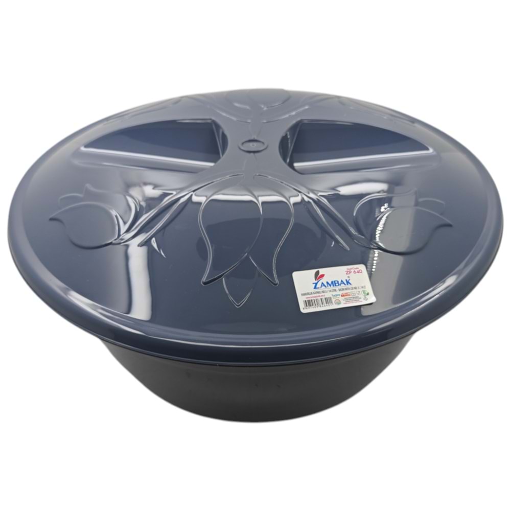ZP640 Zambak Plastik Hamurluk Kapaklı 14lt