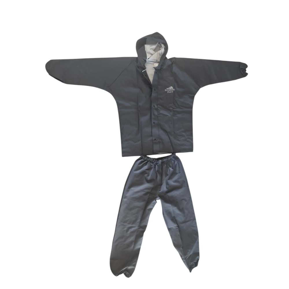 K-5337 Komodo Plus PVC Fermuarlı Takım Yağmurluk - XL
