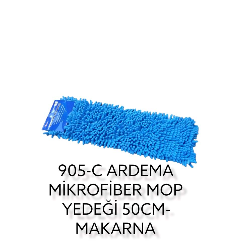 905-C Ardema Mikrofiber Mop Yedeği 50Cm - Makarna