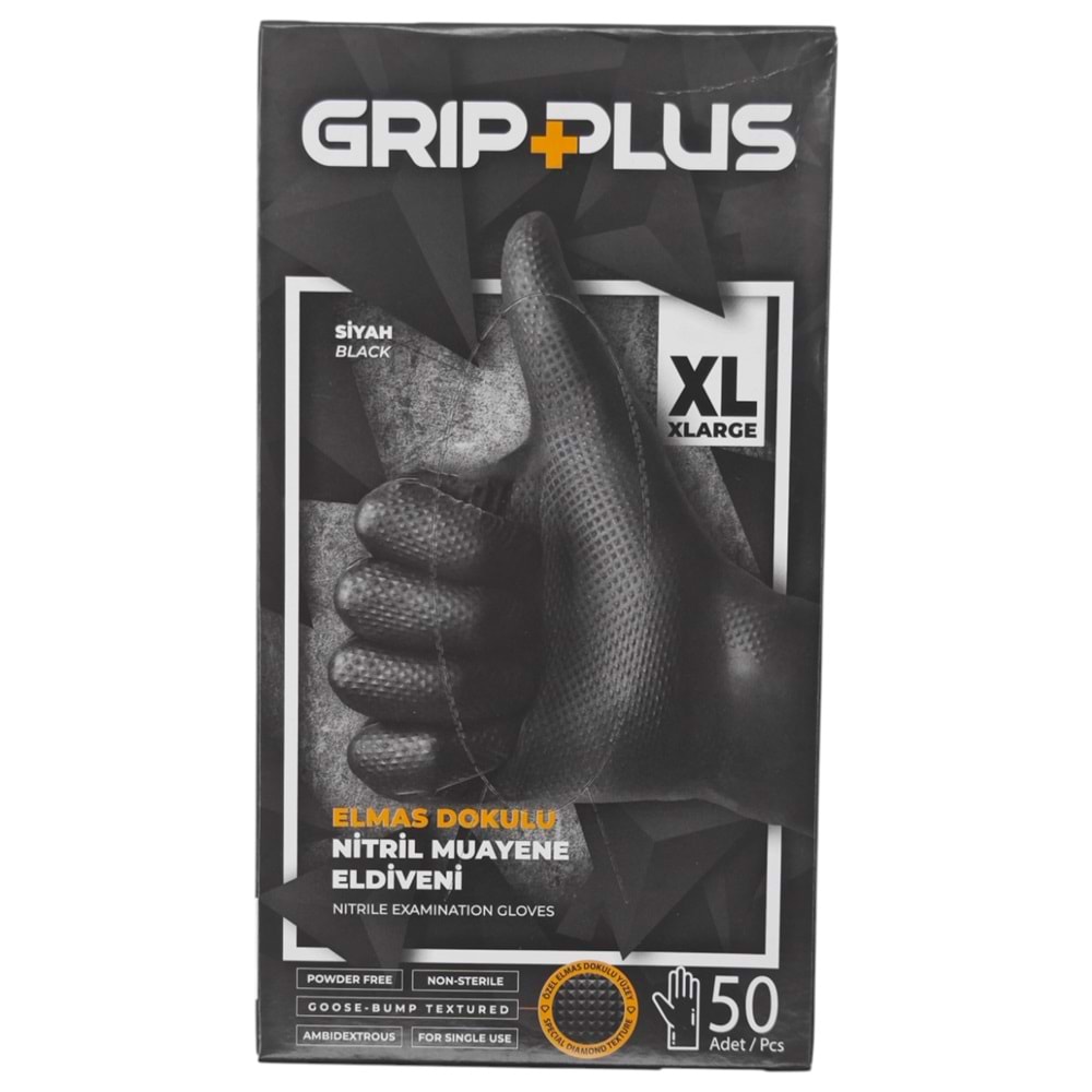 6246 Grip Plus Elmas Dokulu (XL) Muayene Eldiveni 50li