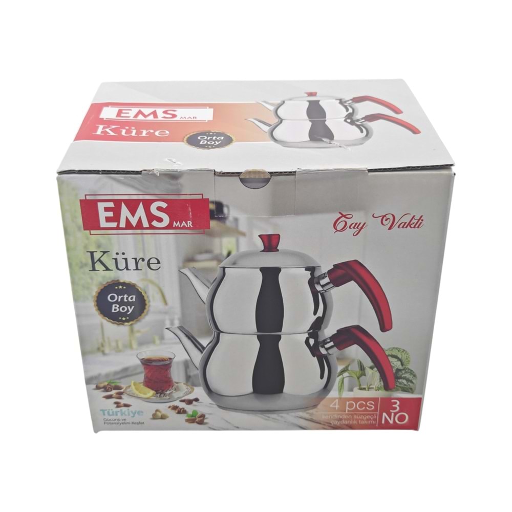 9052 EMS Küre Çaydanlık Takımı - Orta