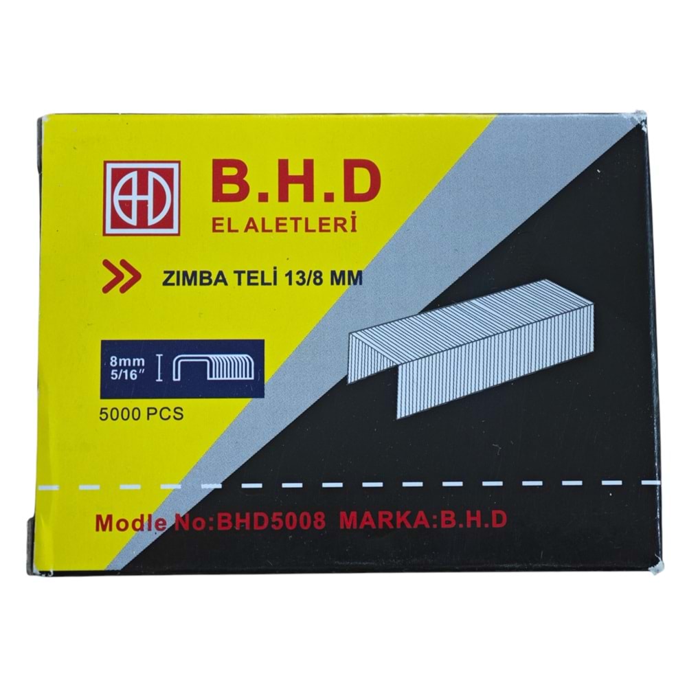 BHD5008 B.H.D Zımba Teli 13/8mm