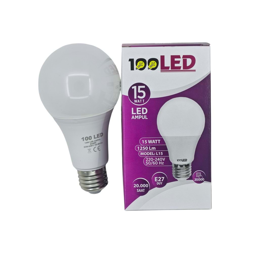 L15 100 Led E27-15W Led Ampul