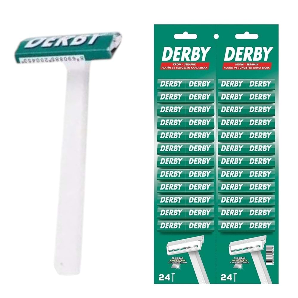 10103 Derby Tek Bıçaklı Traş Bıçağı 48li