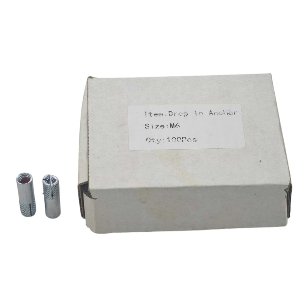 ASC CDB M6 Asçelik Çakmalı Çelik Dübel M6 24mm