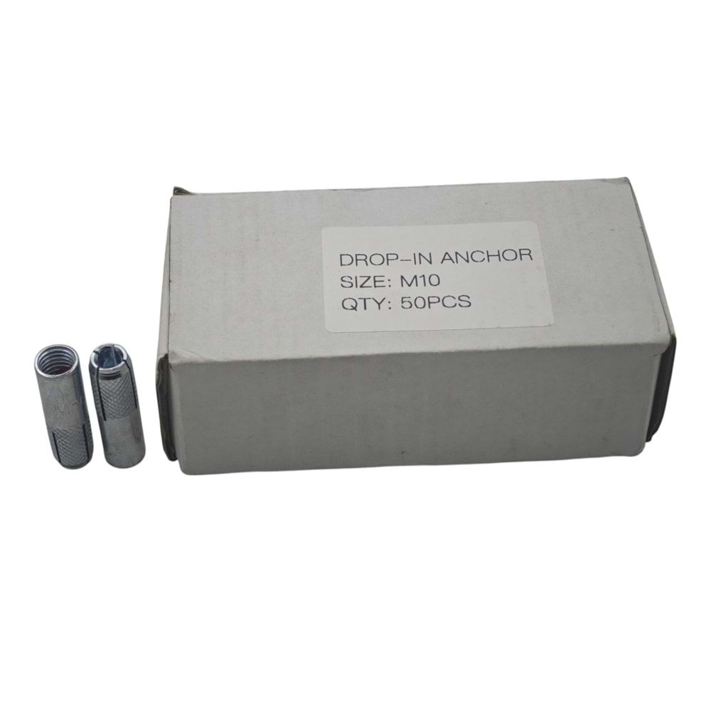 ASC CDB M10 Asçelik Çakmalı Çelik Dübel M10 40mm