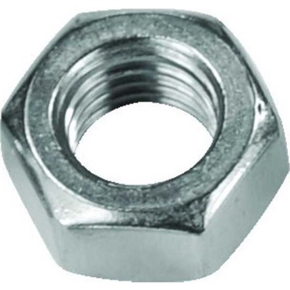 03091 Norm M12 6 Köşe Çelik Somun DIN 934 Beyaz