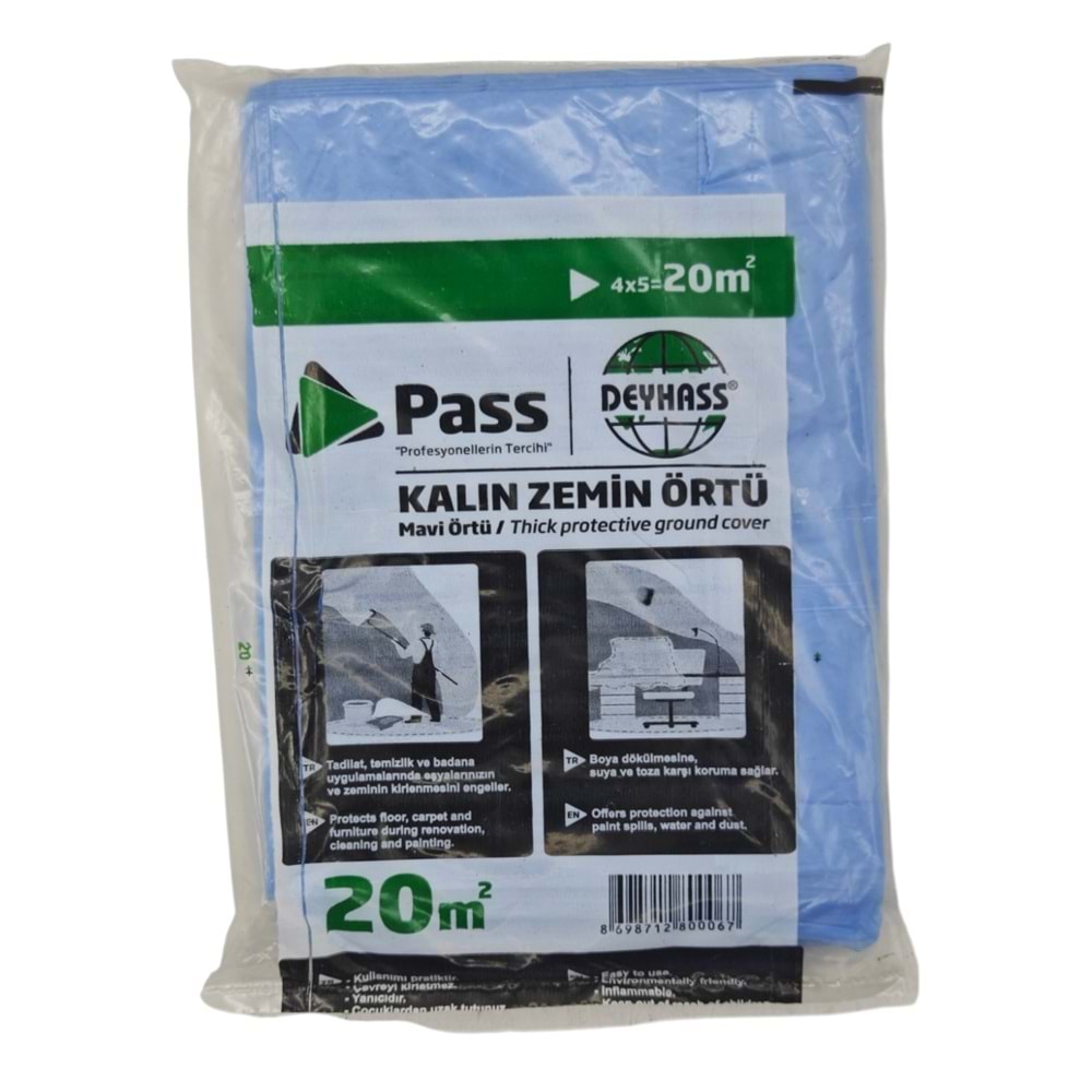 0006 Pass Zemin Koruyucu Kalın Hışır Örtü 4*5=20m²