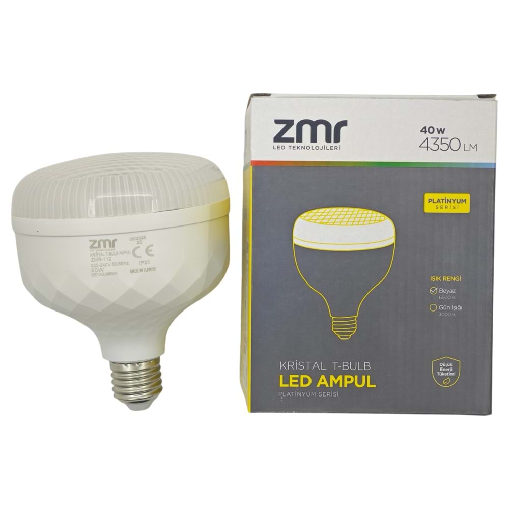 ZMR-112/B ZMR E27-40W Kristal T-Bulb Led Ampul