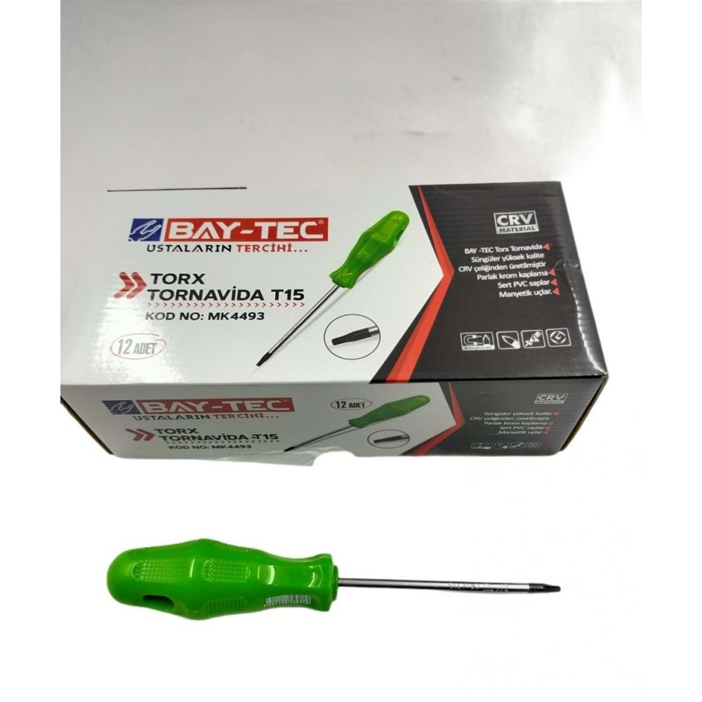 Mk4493 Bay-Tec Torx Tornavida T15