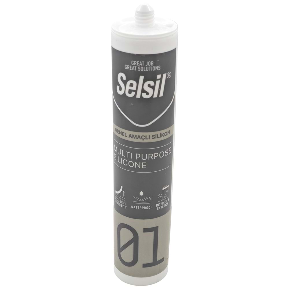 1292/18 Selsil 01 Genel Amaçli Şeffaf Silikon 280gr