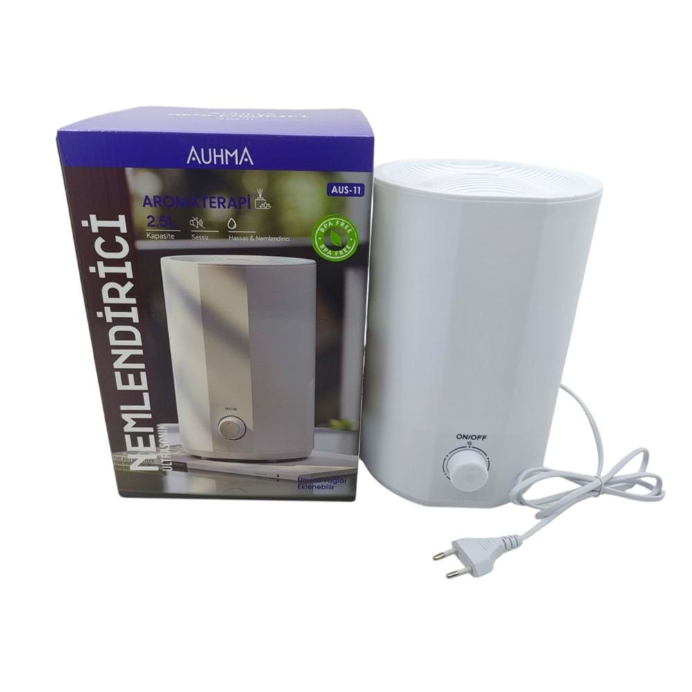 AUS-11 Auhma 7 Led Aromaterapi Ultrasonic Nemlendirici 2500ml