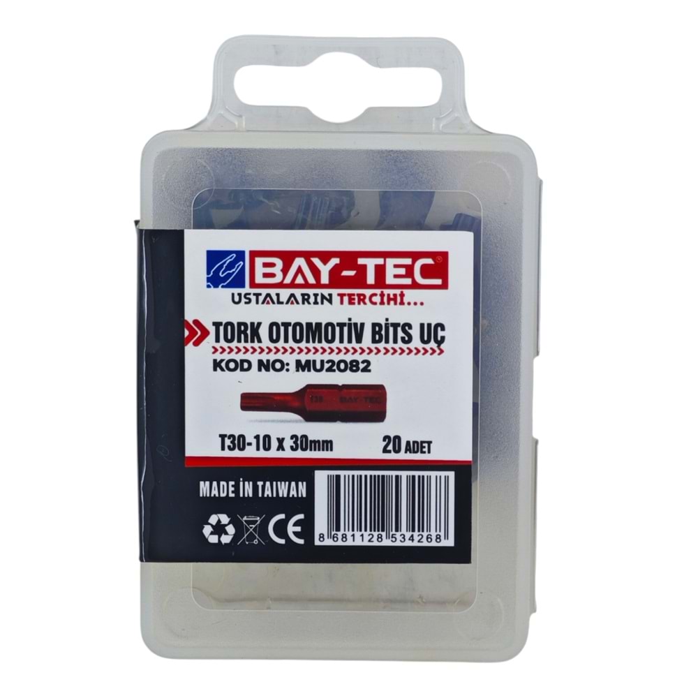 MU2082 Bay-Tec Tork Otomotiv Bits Uç T30-10*30mm
