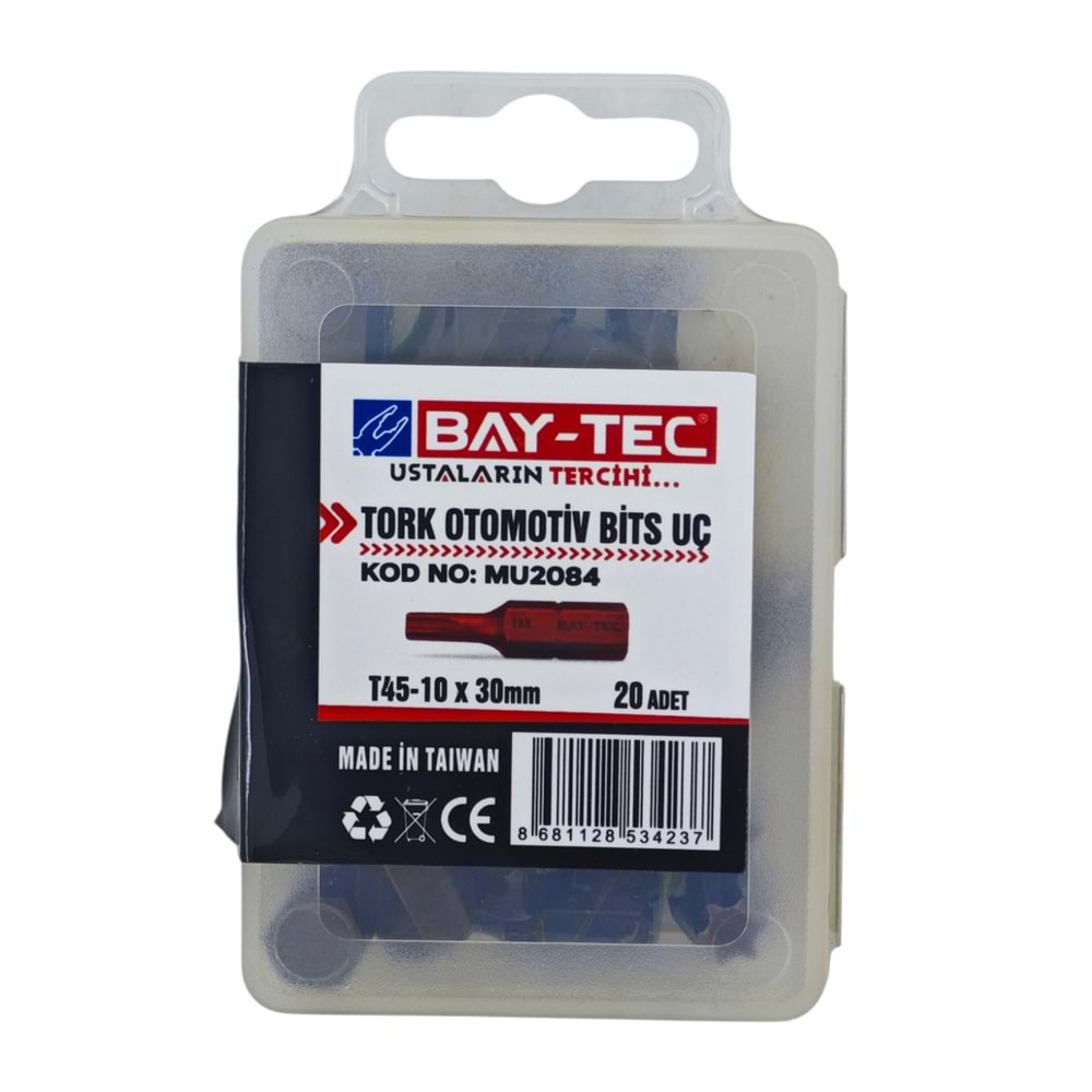 MU2084 Bay-Tec Tork Otomotiv Bits Uç T45-10*30mm