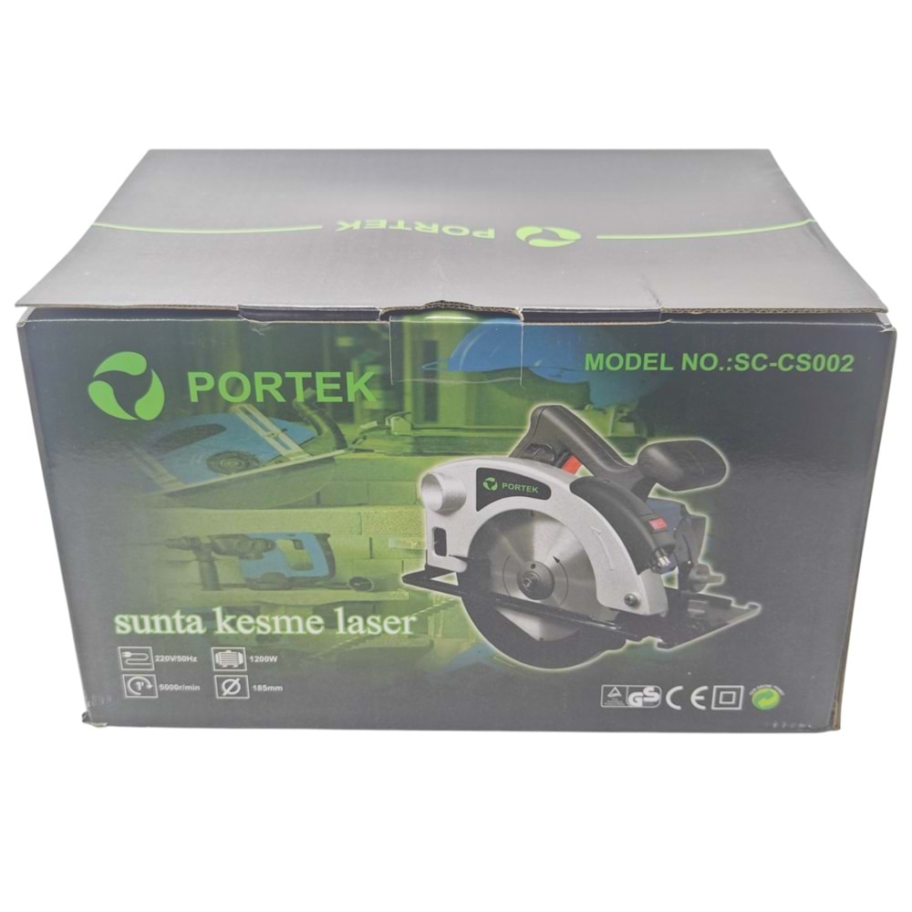 SC-CS002 Portek Lazerli Sunta Kesme 185mm 1200W