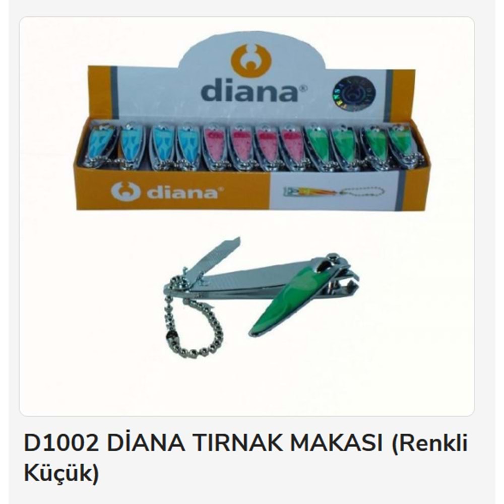 D1002 Diana Tırnak Makası (Renkli Küçük)