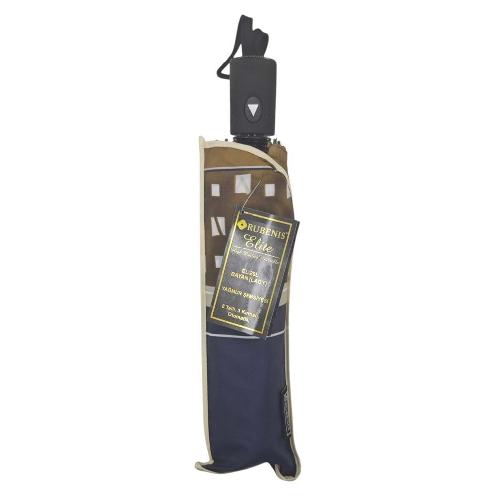 EL-20L Rubenis Elit 8 Tel 3K Otomatik Şemsiye - Bayan