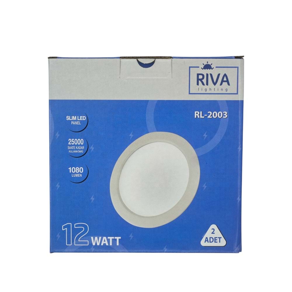 RL-2003 Riva 12W Sıva Altı Slim Led Panel