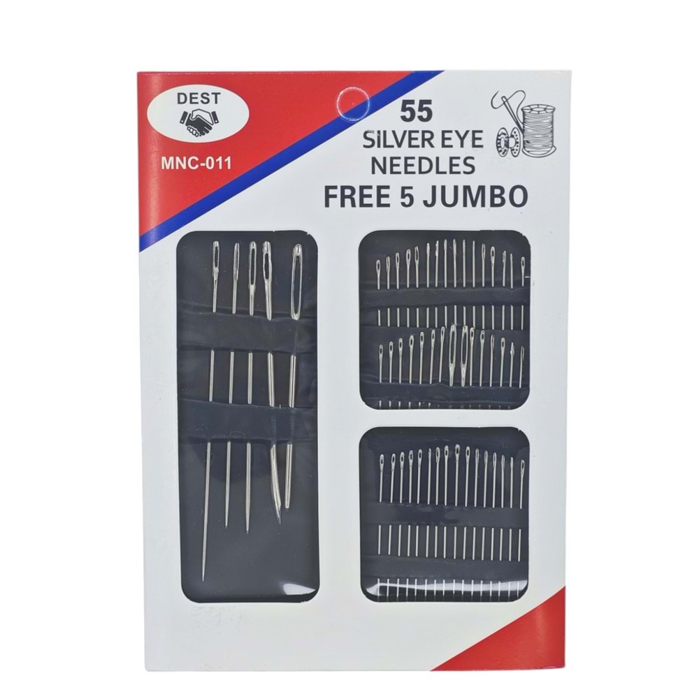 MNC-011 Dest Sılver Eye İğne Seti 55Prç