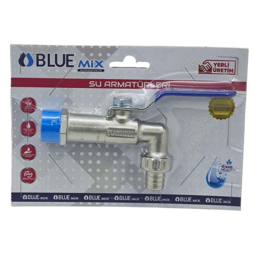 BL-052 Bluemix Kumlu Bahçe Musluğu 1/2 - Kaliteli