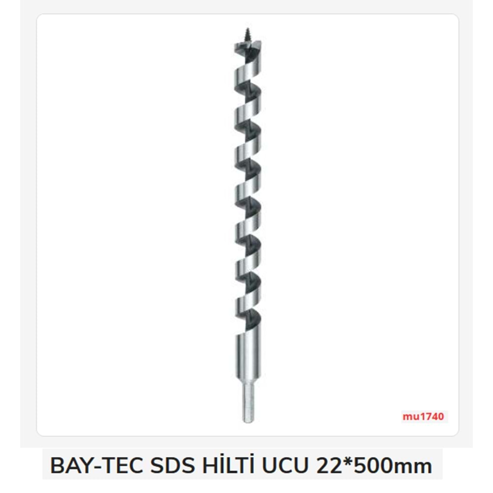 Mu1740 Bay-Tec Sds Hilti Ucu 22*500Mm (Ahşap)