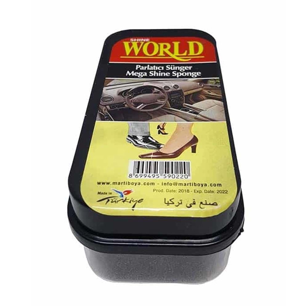 9003 World Ayakkabı Parlatıcı Sünger - Kutulu