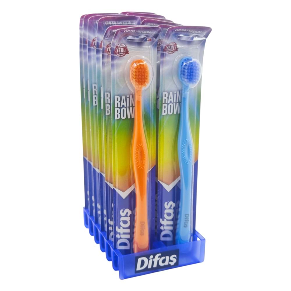 Difaş Rain Bow Dış Fırçası - Orta