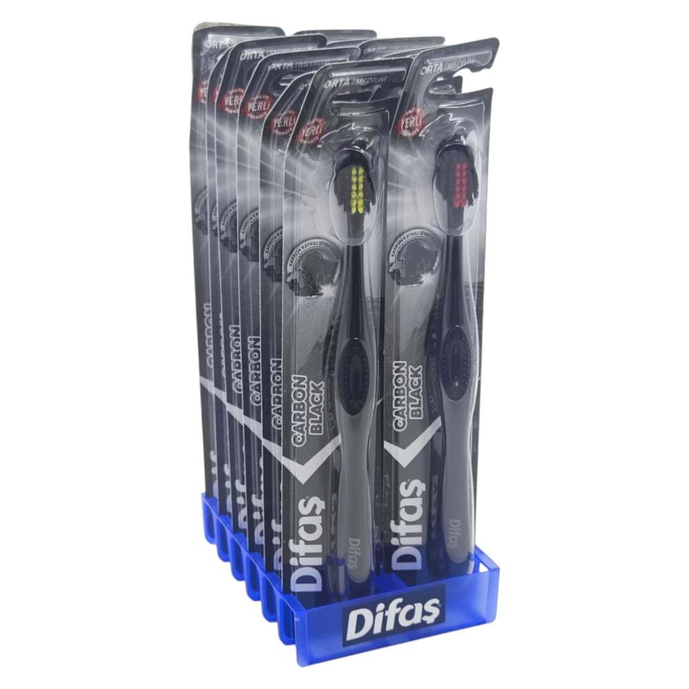 Difaş Carbon Black Dış Fırçası - Orta