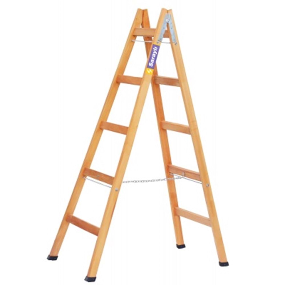 1405 Saraylı A Tipi Ahşap Merdiven 5+5