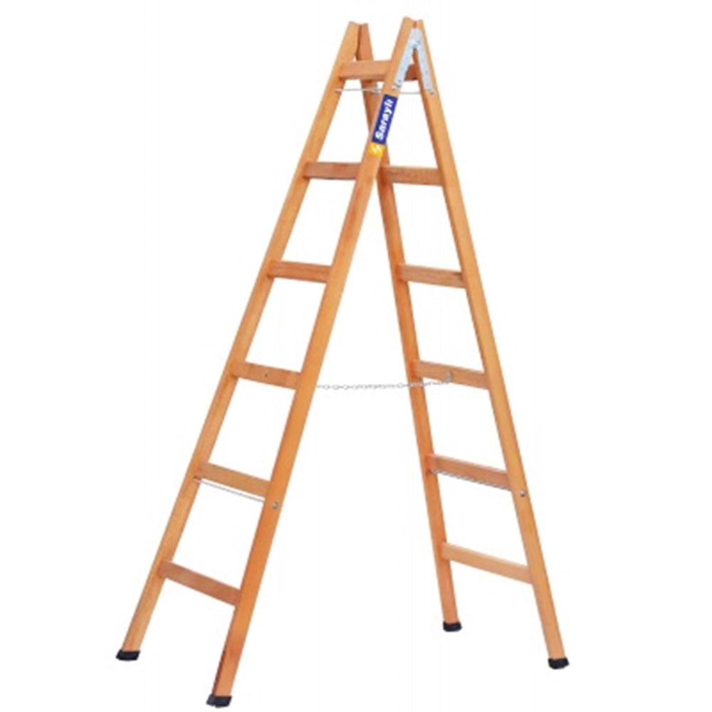 1406 Saraylı A Tipi Ahşap Merdiven 6+6
