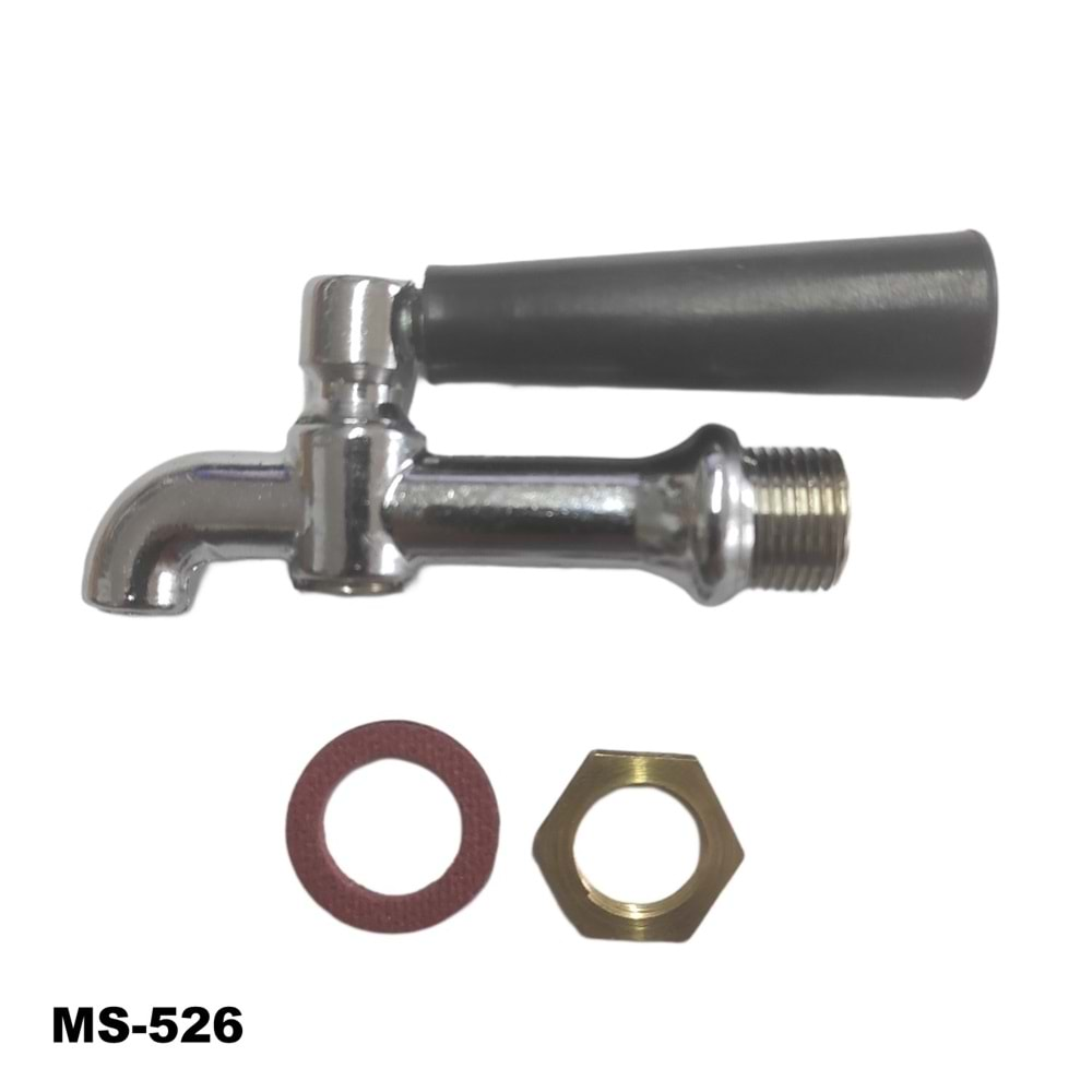 Ms-0526 Mak Su Semaver Musluğu 6Cm - Küçük-Siyah