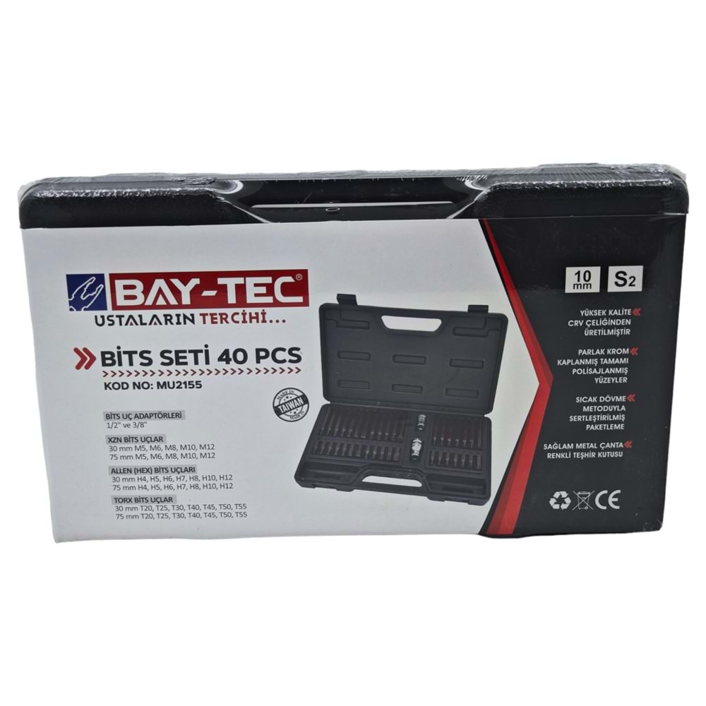 Mu2155 Bay-Tec Otomotiv Bits Seti 40Prç