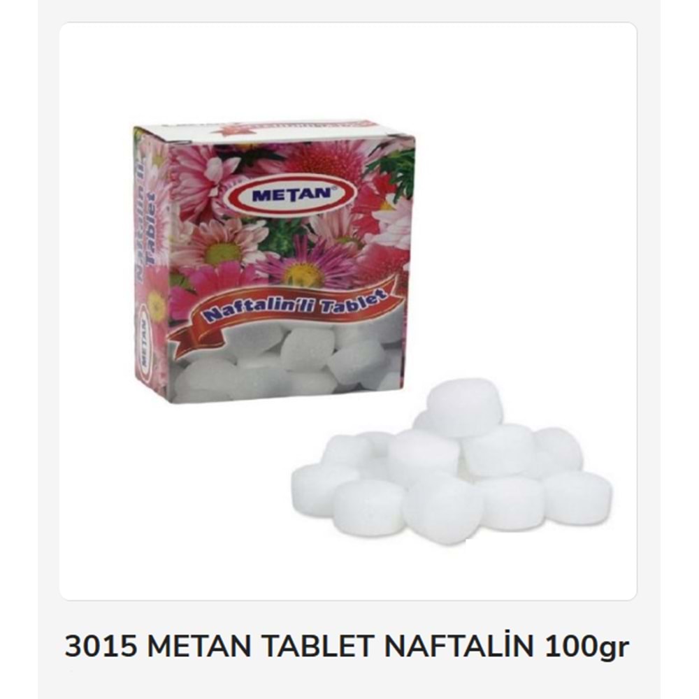 3015 Metan Tablet Naftalin 100gr