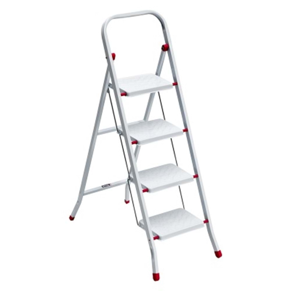 1634 Saraylı Pratik Metal Merdiven 4lü