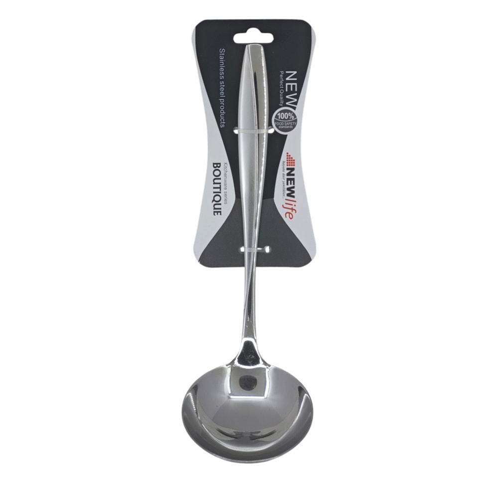 CLKN-2327 Newlife Metal Servis Kepçesi 25cm