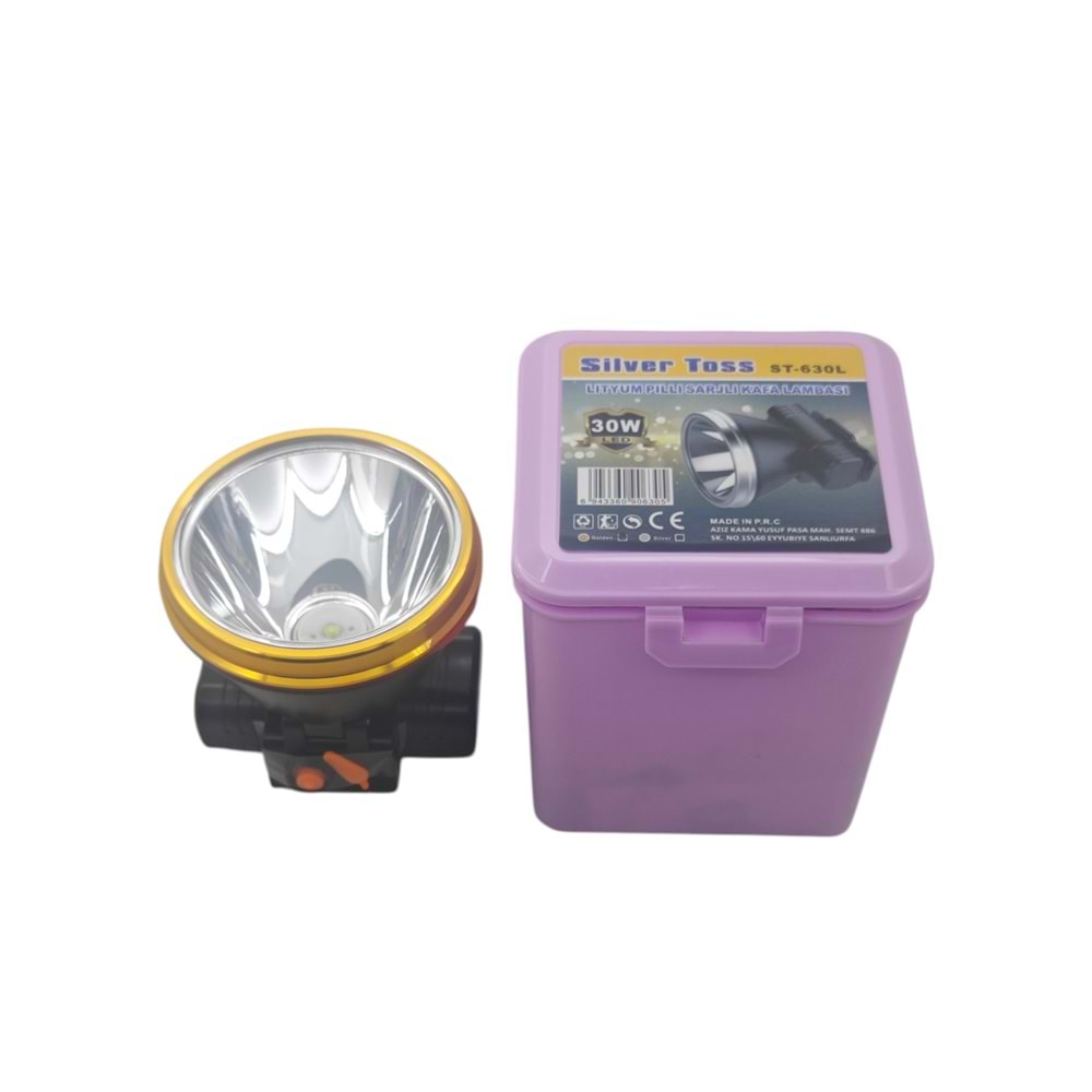 ST-630L Silver Toss 30W Şarjlı Kafa Lambası